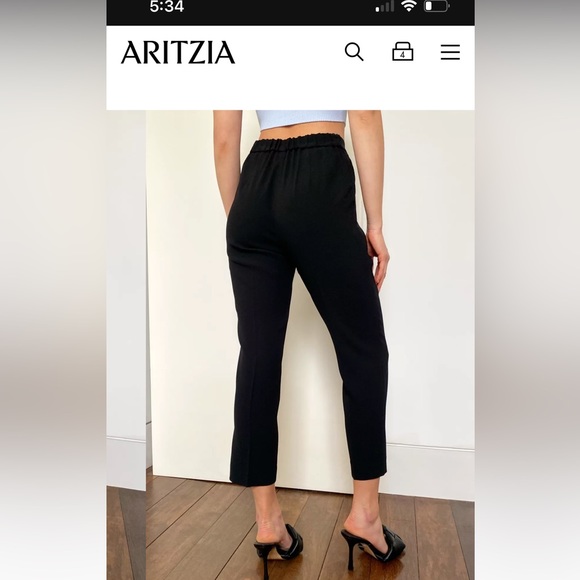 Black Babaton Cohen Pants. Size 4 - Picture 1 of 6